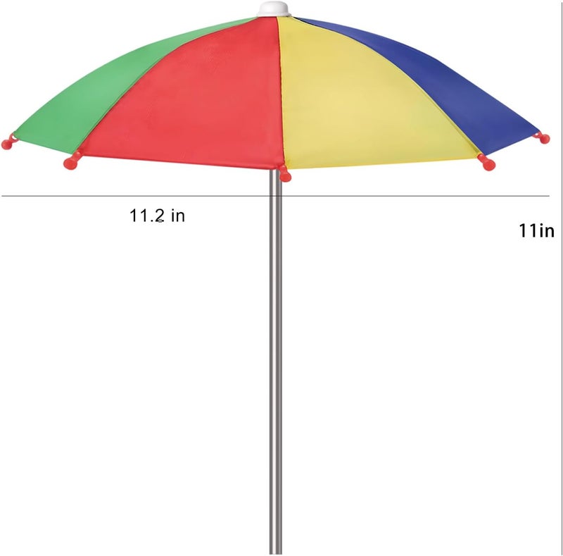 Gnodry Squirrel Picnic Table Feeder Replacement Mini Umbrella for Outside (Multiple Color 1) - Image 2